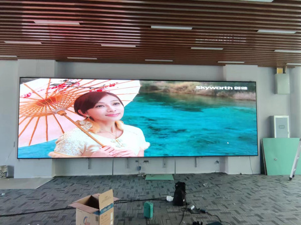 连平P1.53led小间距屏安装案例